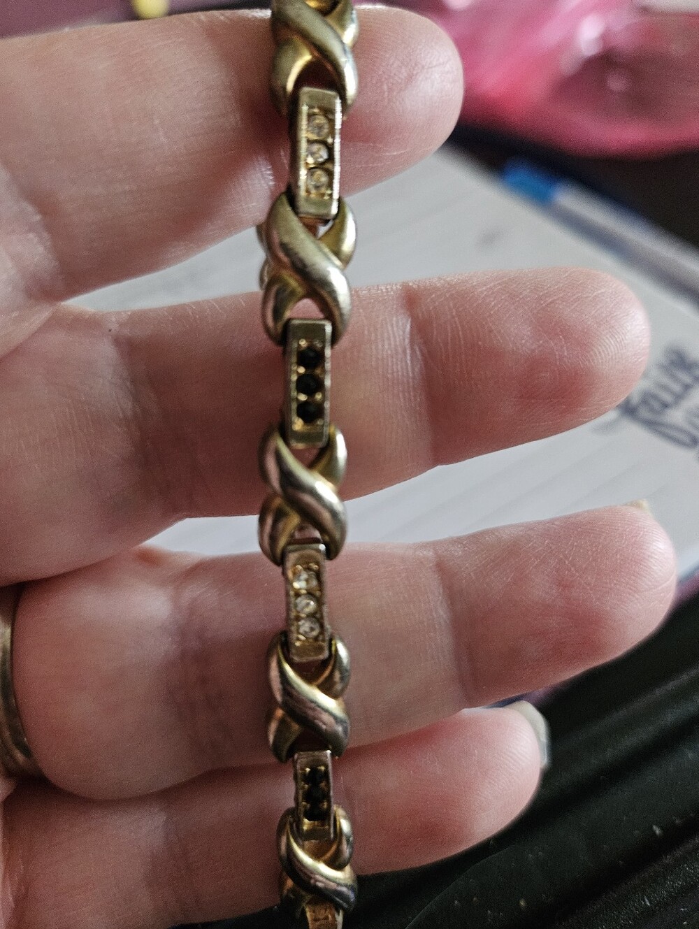 Vintage Hugs And Kissess Bracelet